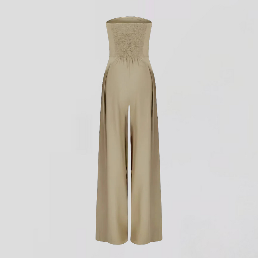 Jade | Elegant Off-Shoulder Wide-Leg Jumpsuit