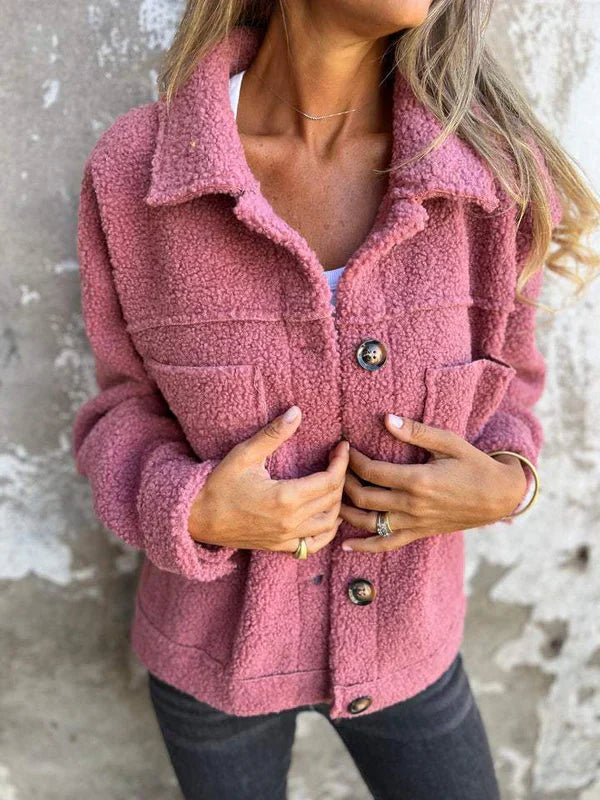 Dion | Veste en laine à revers court