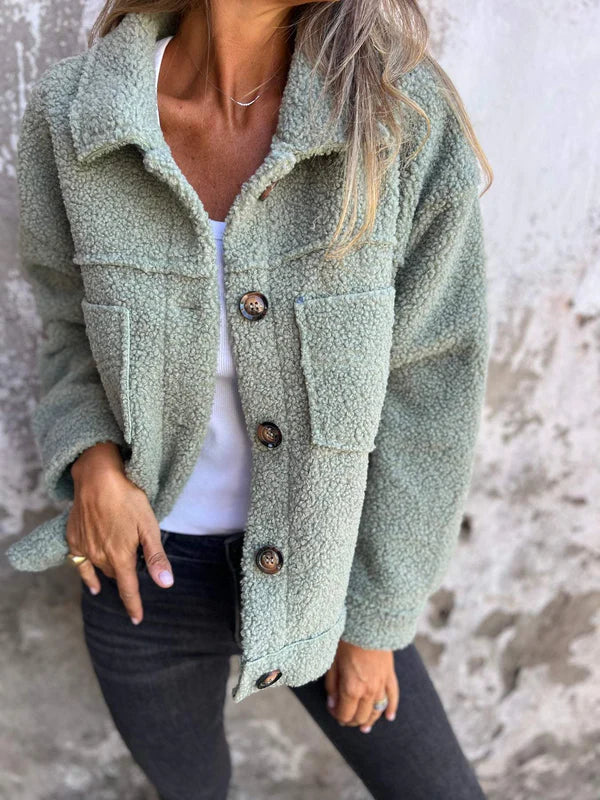 Dion | Veste en laine à revers court