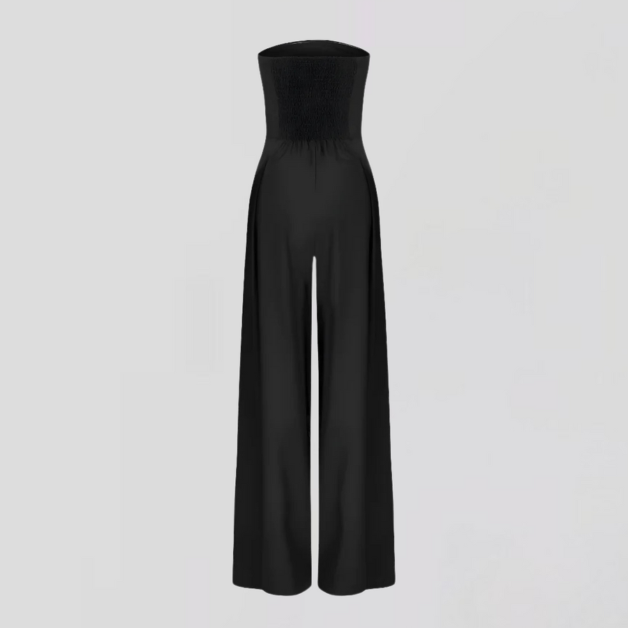 Jade | Elegant Off-Shoulder Wide-Leg Jumpsuit