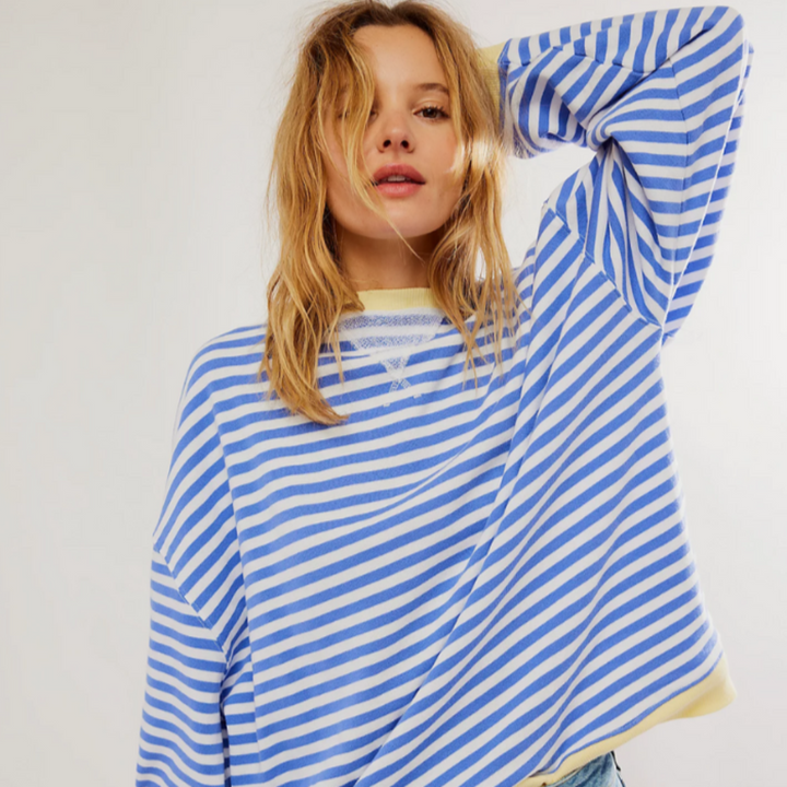 Mia | Pull rayé