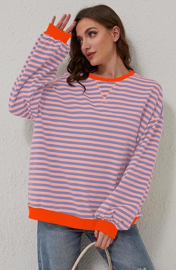 Mia | Pull rayé