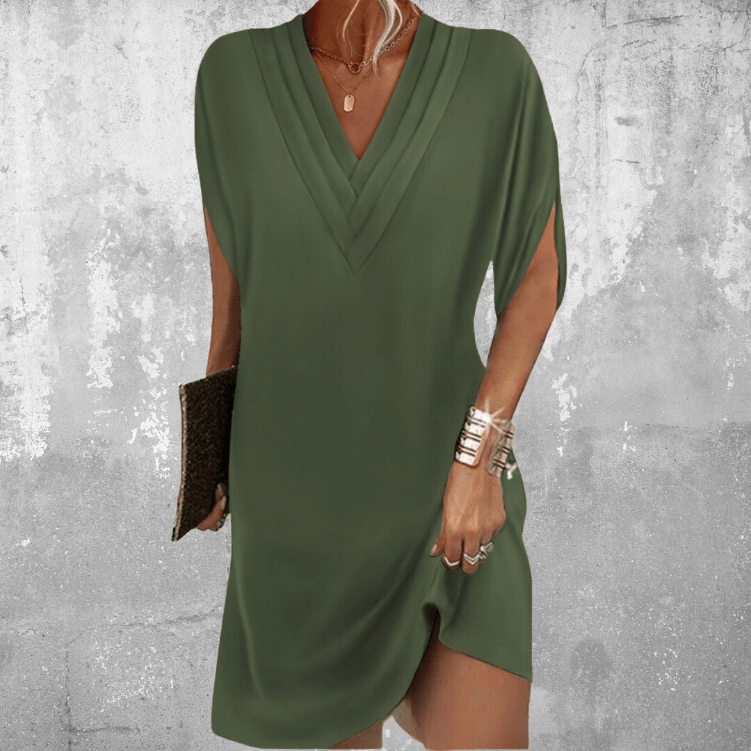Audrey | Elegant Tummy Covering Dress