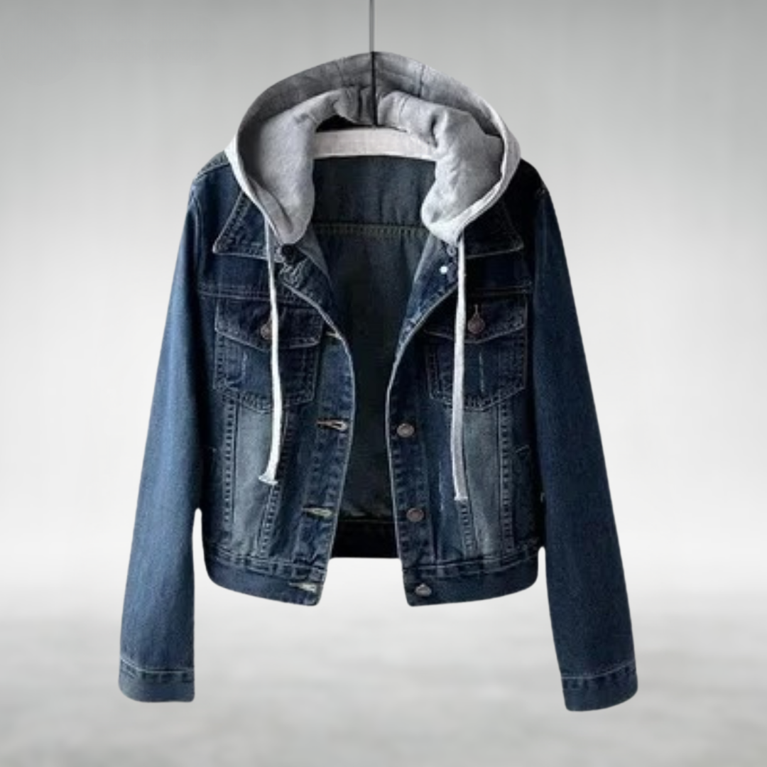 Zelle | Denim Hoodie