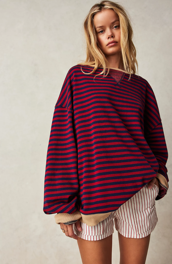 Mia | Pull rayé