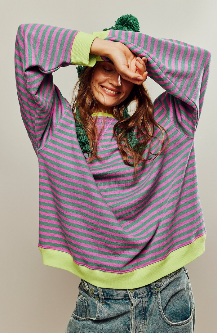 Mia | Pull rayé