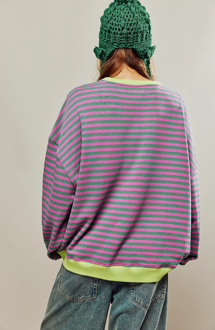 Mia | Pull rayé