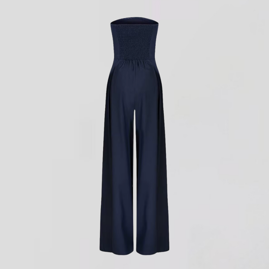 Jade | Elegant Off-Shoulder Wide-Leg Jumpsuit