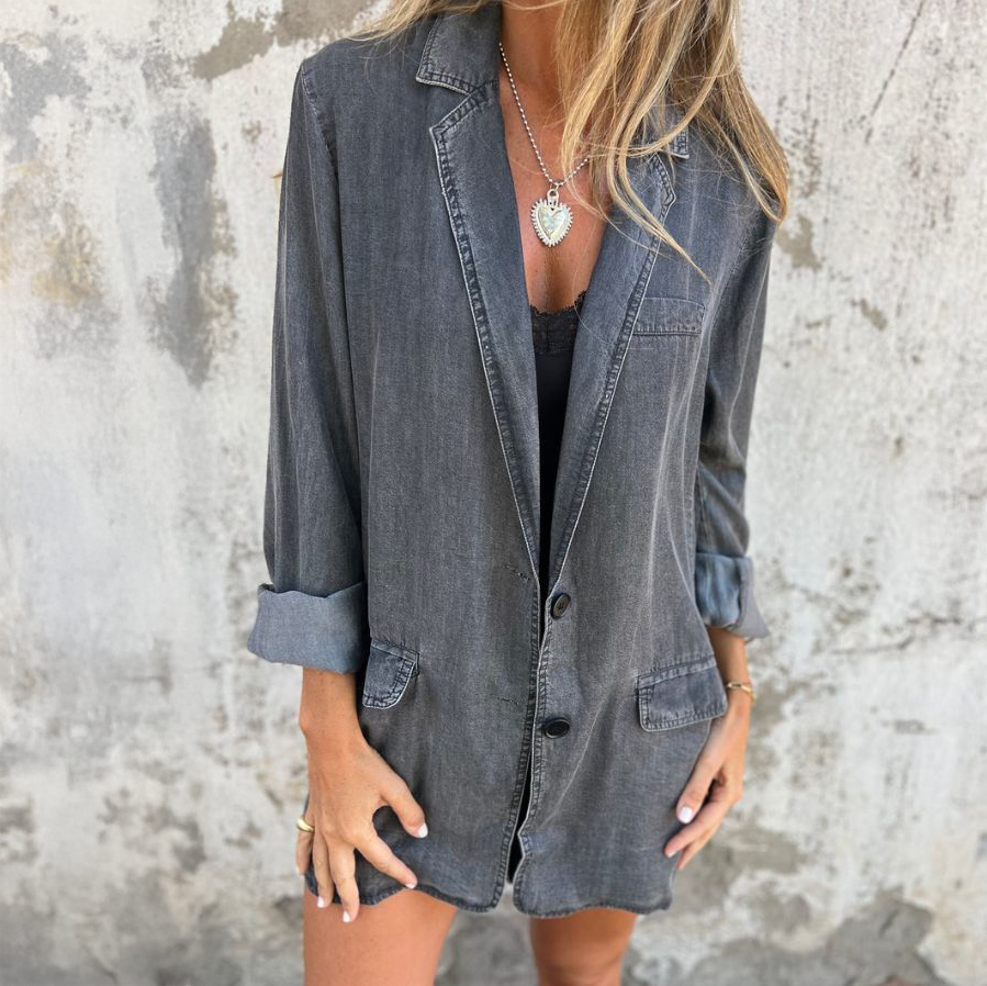 Rose | Denim Blazer