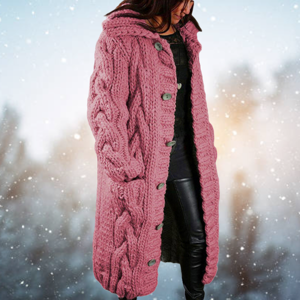 Bella | Élégant cardigan en tresse pour femme