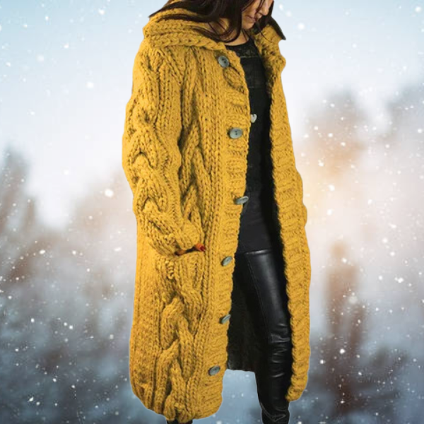 Bella | Élégant cardigan en tresse pour femme