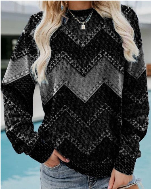 Eva | Sweatshirt géométrique
