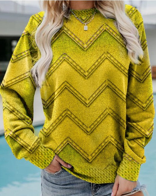 Eva | Sweatshirt géométrique