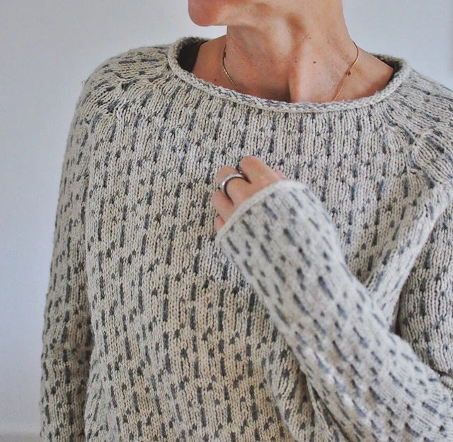 Emma| Pull bateau élégant gris