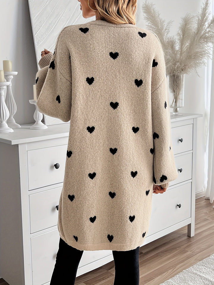 Lovey | Gilet avec des cœurs