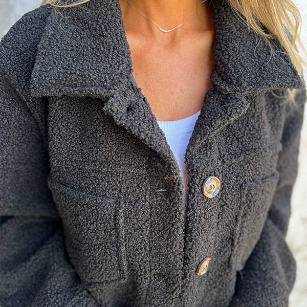 Dion | Veste en laine à revers court