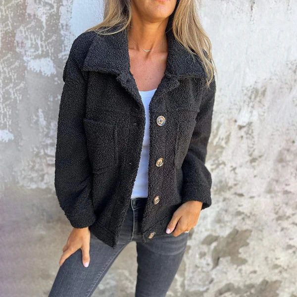 Dion | Veste en laine à revers court